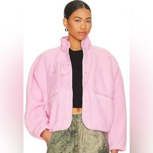 Bubblegum pink Free People Hit the Slopes Jacket